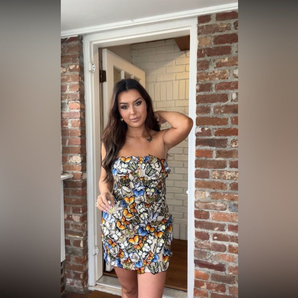 NWT mini butterfly appliqué dress 🦋